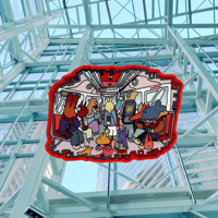 Image 1 of train hangout sticker