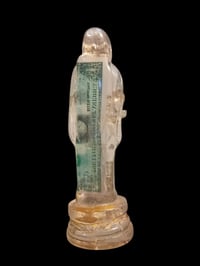 Image 3 of Clear Santa Muerte Statue 