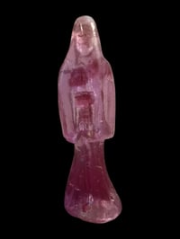 Image 2 of Lavender Santa Muerte Statue 