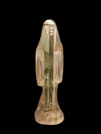 Image 2 of Clear Santa Muerte Statue with with $10 