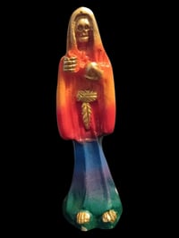 Image 1 of 7 Color Santa Muerte Statue 