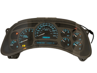 Image 1 of 2003-2005 GMC DENALI PROGRAMMED CORE EXCHANGE INSTRUMENT GAUGE CLUSTER (SWAP & GO)