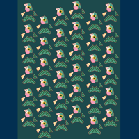 Image 2 of Rainbow Trout Washi Tape w/ Matching Sticker Ends!