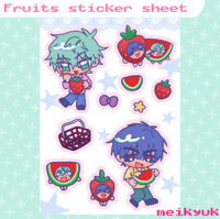 Fruits sticker sheets