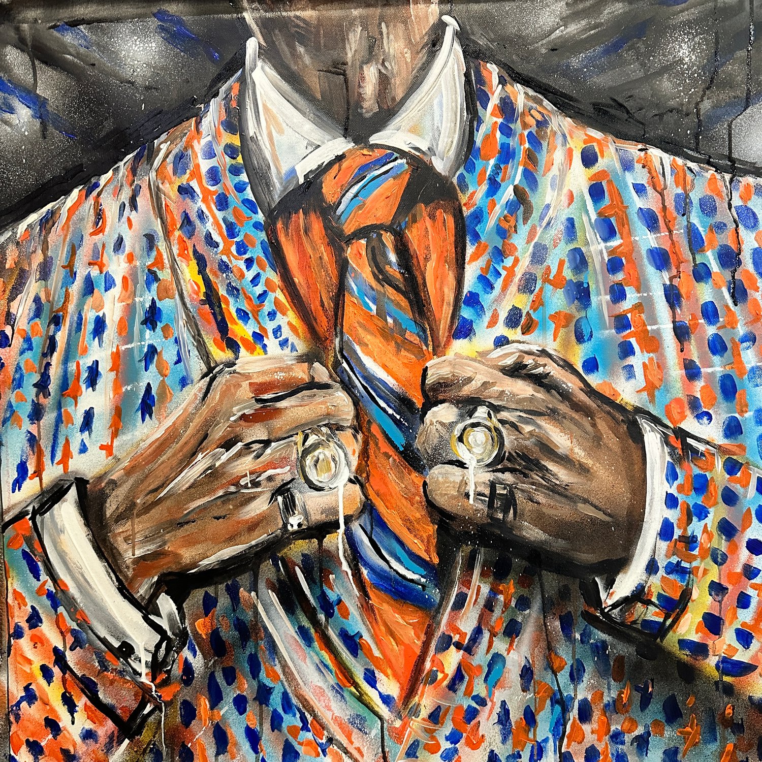STYLIN & PROFILIN' ORIGINAL PAINTING - 30x30"