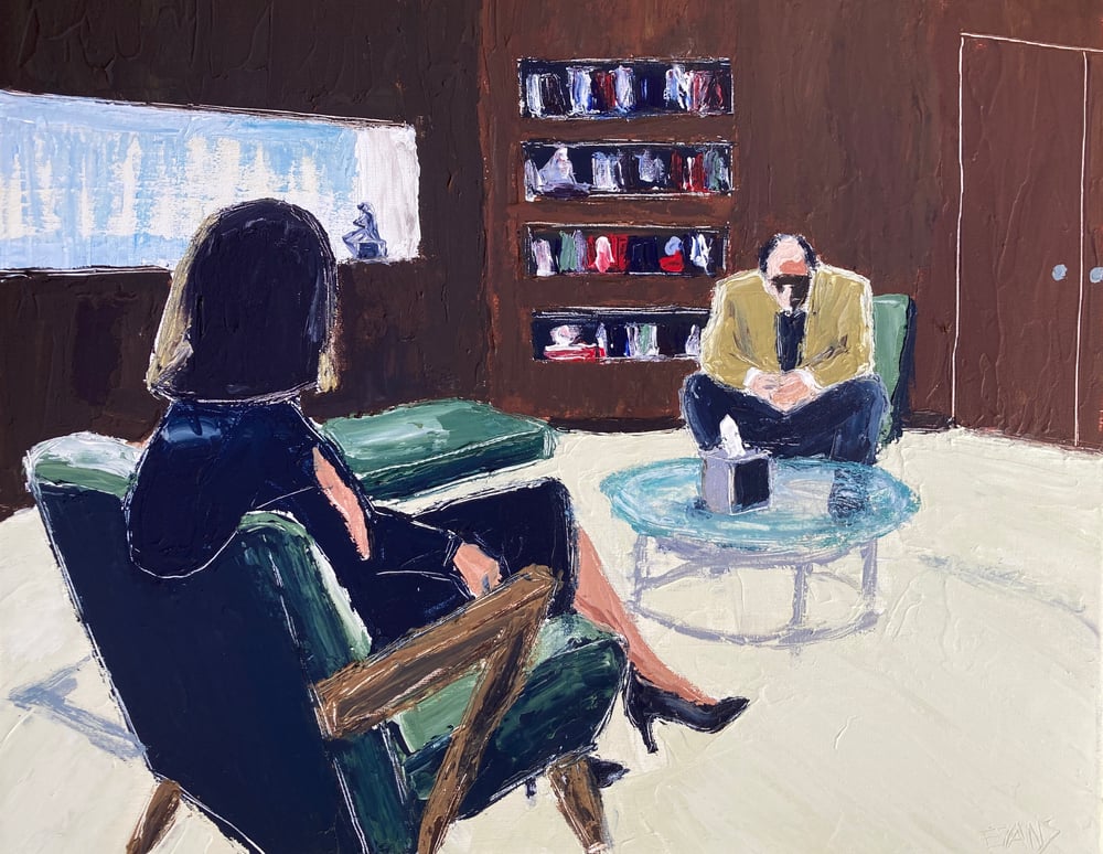 Image of Is this all there is? (Original on canvas).