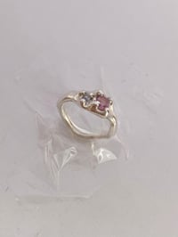 Image 3 of saphire silver ring