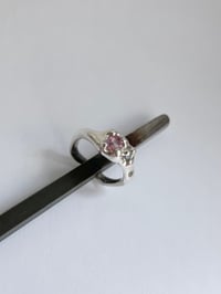 Image 4 of saphire silver ring