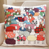 Image of Colourful Sheep Cushion - Large