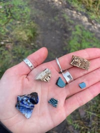 Image 3 of Blue pottery necklace