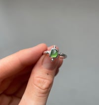 Image 2 of Green sea glass ring
