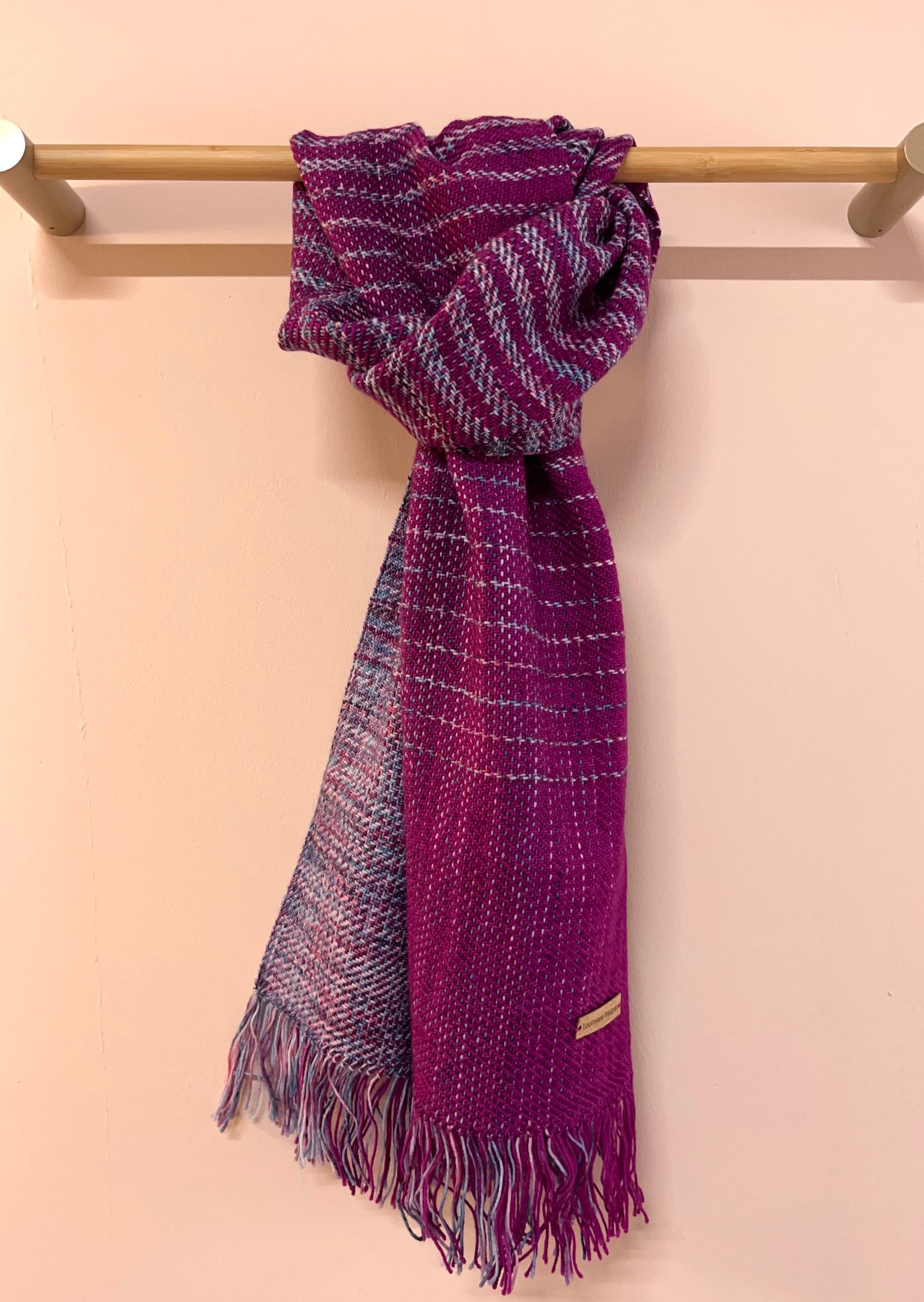 Image of Cerise & Fleck Graduated Scarf