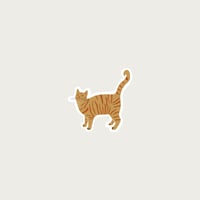Image 1 of Sticker Vinyl Chat 