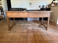 Image 5 of Ilot central de cuisine ou table de ferme - Meuble rénové 