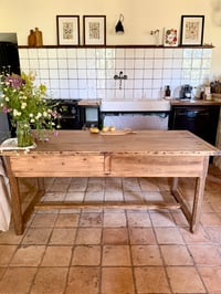 Image 1 of Ilot central de cuisine ou table de ferme - Meuble rénové 