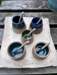 Image 2 of conical mini pot and spoon