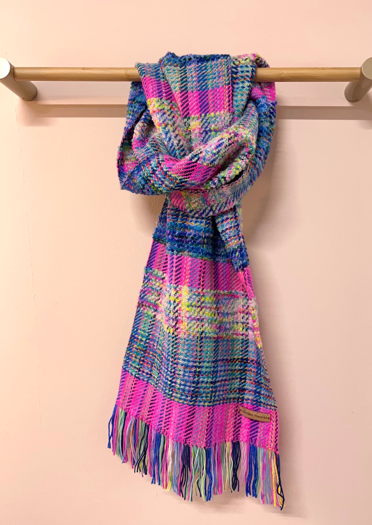 Image of Blue & Pink Naomi Scarf