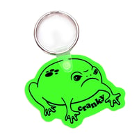 Image 2 of Cranky Frog Keychain