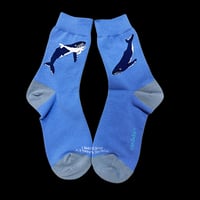 You are whalely awesome! socks (marine series)