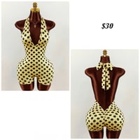 Yellow Dot Romper