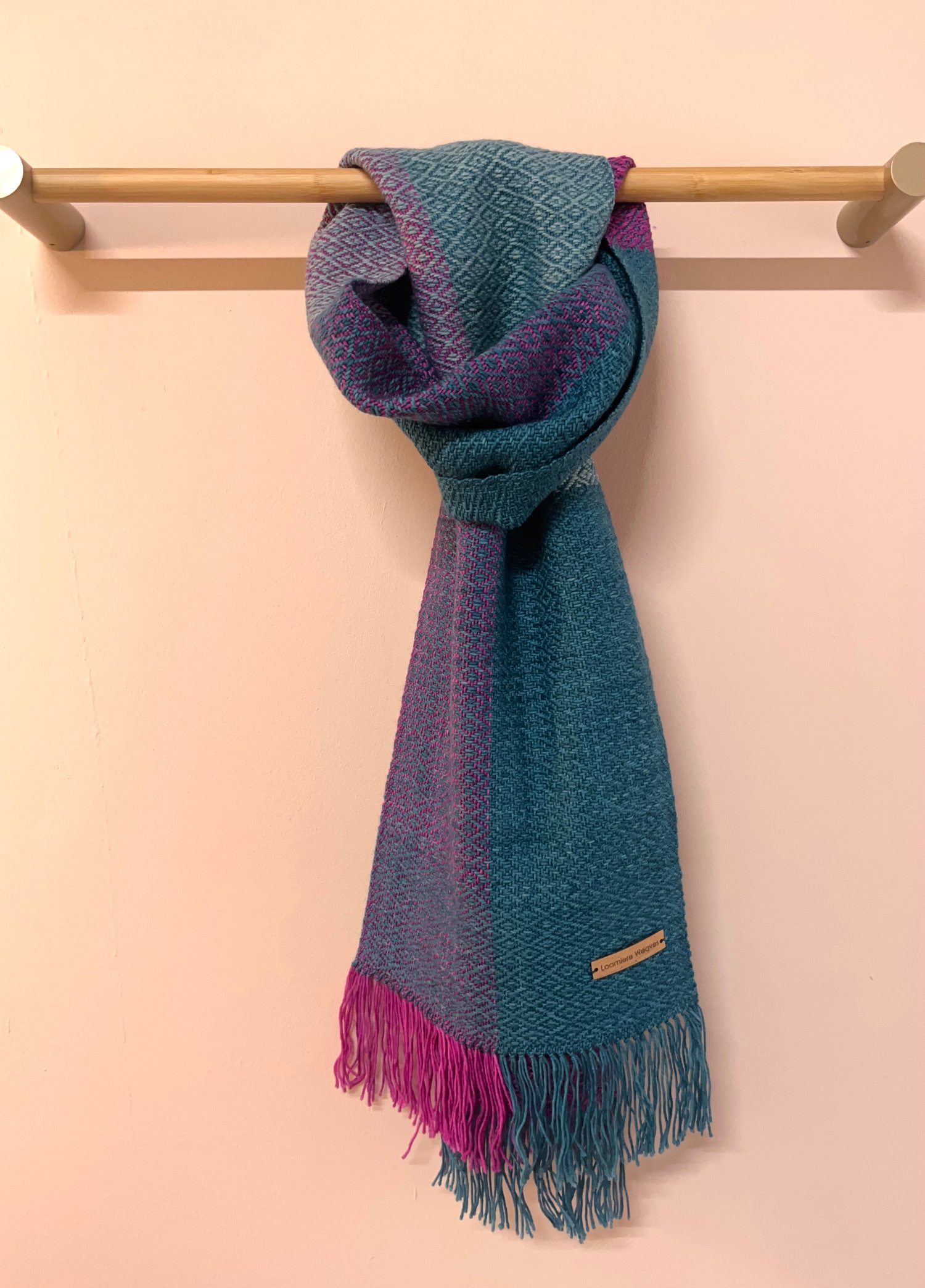 Image of Teal, Berry & Seaglass Forever Scarf