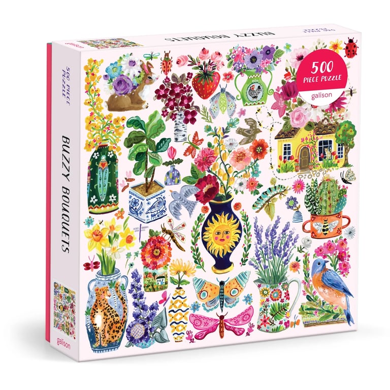 PUZZLE 500 PIÈCES - BUZZY BOUQUETS