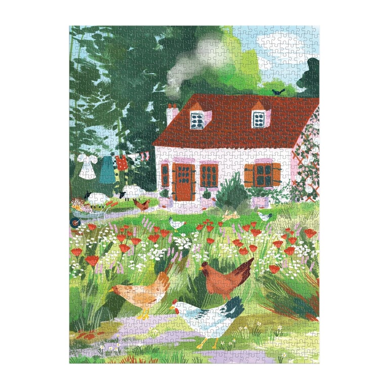 PUZZLE 1000 PIÈCES - COTTAGE WILDFLOWERS Image 2