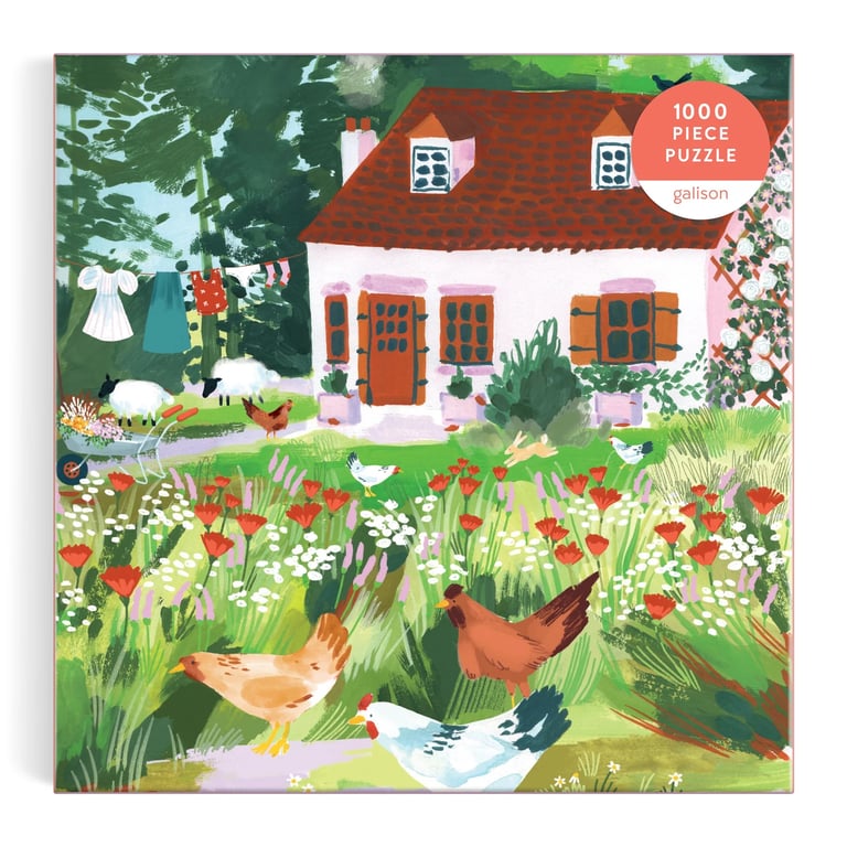 PUZZLE 1000 PIÈCES - COTTAGE WILDFLOWERS Image 3