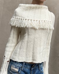 Image 6 of ITALIAN WOOL FRINGE KNIT