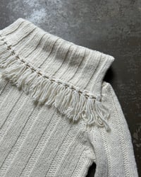 Image 4 of ITALIAN WOOL FRINGE KNIT