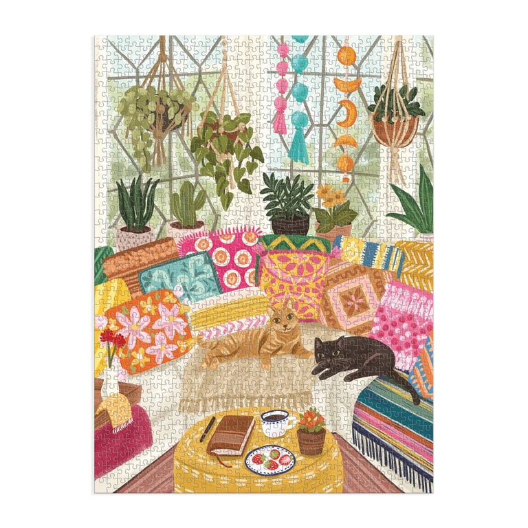 PUZZLE 1000 PIÈCES - SERENITY MEOW Image 2