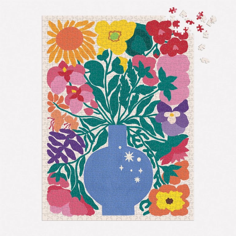PUZZLE 1000 PIÈCES - ZODIAC FLOWERS Image 6