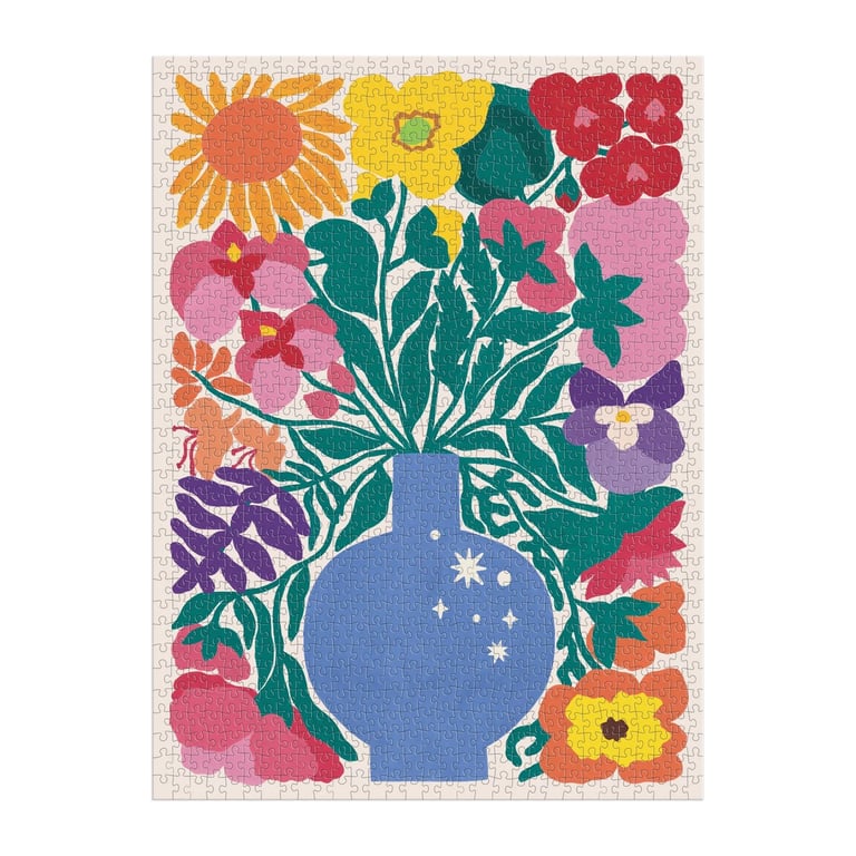 PUZZLE 1000 PIÈCES - ZODIAC FLOWERS Image 2