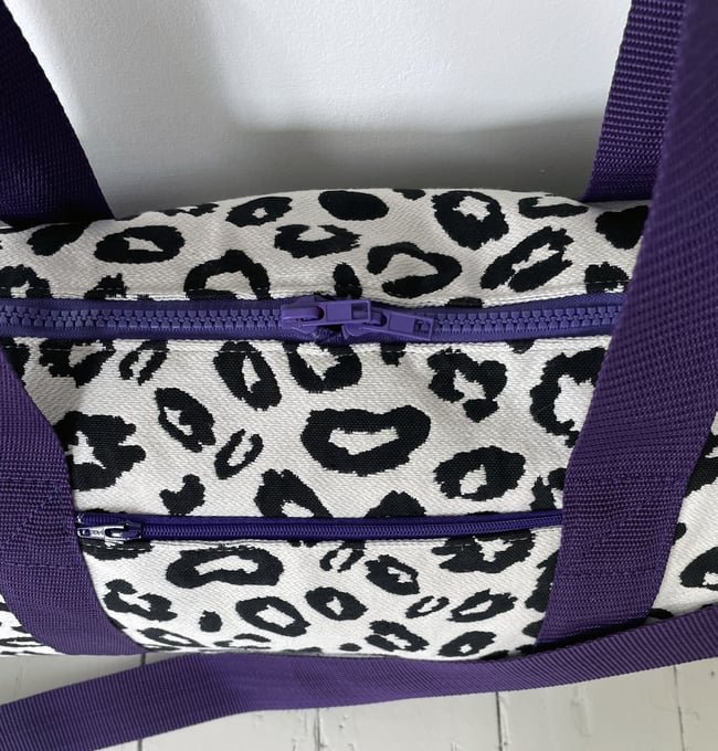 Sac yoga panthere noir & blanc