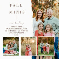 Fall Mini Sessions