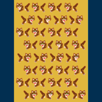 Image 2 of Brown Tabby Washi Tape w/ Matching Sticker Ends!