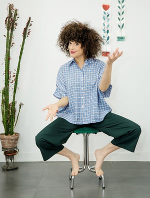 Image of Blusa amplia rombos by El otro tigre