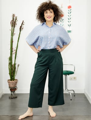 Image of Blusa amplia rombos by El otro tigre
