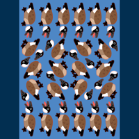 Image 2 of Goose Washi Tape w/ Matching Sticker Ends!