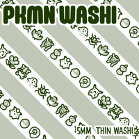 Image 1 of PKMN OG Party Sprites 5mm Washi Tape