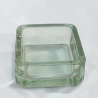 Image 3 of Cendrier pavé de verre vintage 1970 - Cendrier Lumax  design - Baubaus design 1970