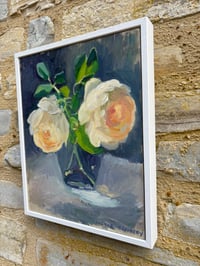 Image 4 of Two cream roses 26cm x 32cm 