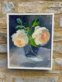 Image 5 of Two cream roses 26cm x 32cm 