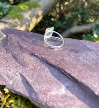 Image 3 of Double-band sea glass ring