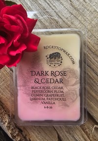 Image 1 of Dark Rose & Cedar -A Rocky Top Wax Works exclusive custom houseblend fragrance 