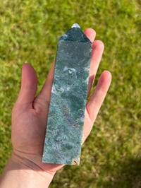 Image 10 of Moss Agate Chunky Tower