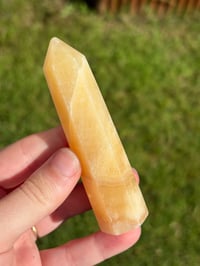 Image 2 of Orange Calcite Point #1