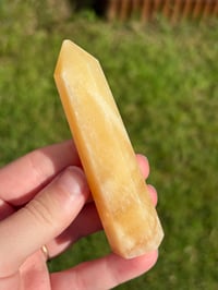Image 4 of Orange Calcite Point #1