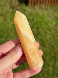 Image 5 of Orange Calcite Point #1