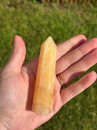 Image 7 of Orange Calcite Point #1